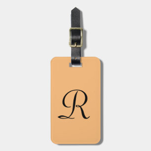 Étiquette À Bagage CHOISISSEZ VOTRE Sac Monogramme Minimaliste DE COU