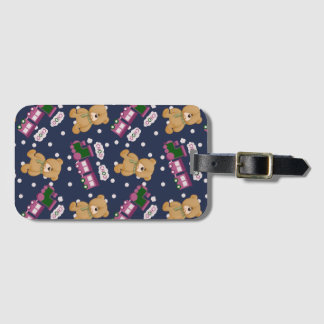 Étiquette À Bagage Choo choo train bear Luggage Tag