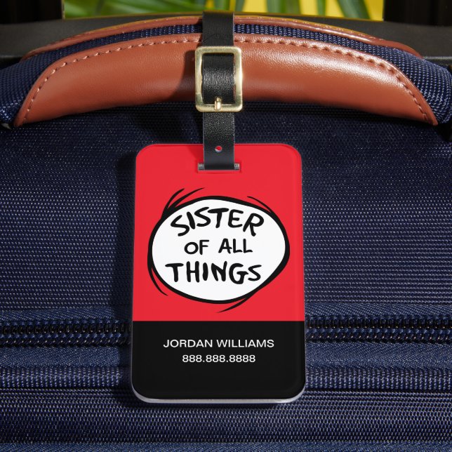 Étiquette À Bagage Chose Une Chose Deux - Soeur de toutes choses (Insitu Rectoal 2)