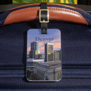 Étiquette À Bagage Ciel de Denver