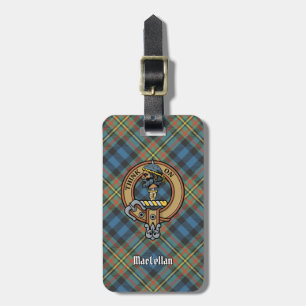 Étiquette À Bagage Cimier du clan MacLellan sur tartan ancien