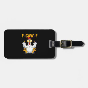 Étiquette À Bagage Citation de Meme de Coq Classique