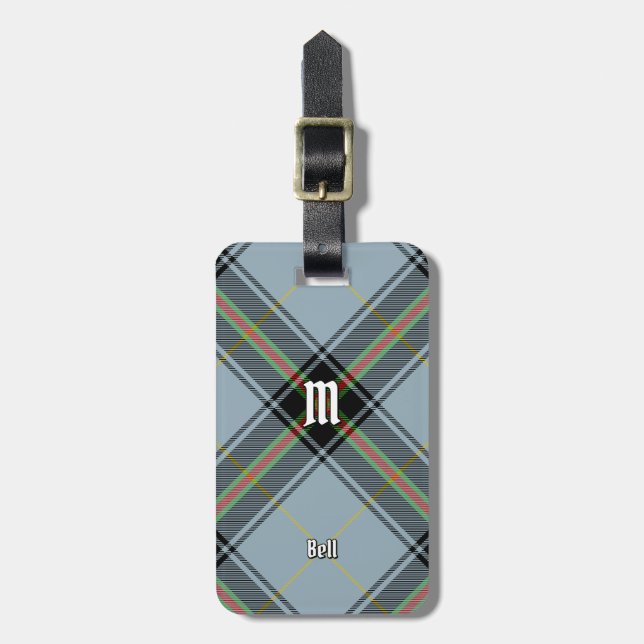Étiquette À Bagage Clan Bell Tartan (Devant Vertical)