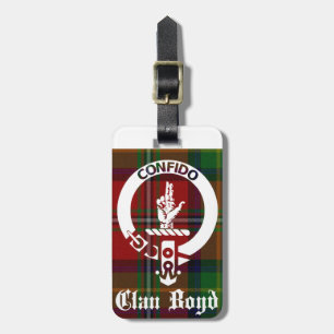 Étiquette À Bagage Clan Boyd Crest Tartan
