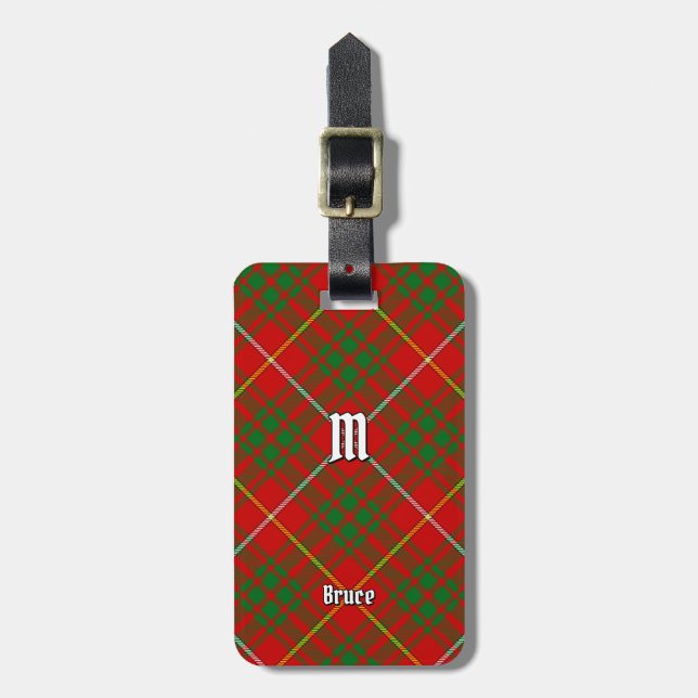 Étiquette À Bagage Clan Bruce Tartan (Devant Vertical)
