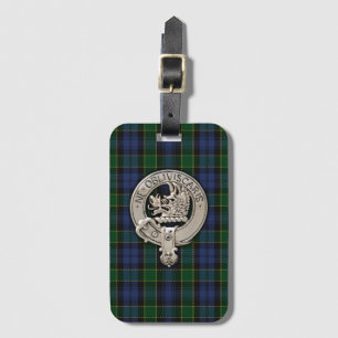 Étiquette À Bagage Clan Campbell Crest et Breadalbane Tartan