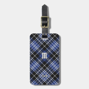 Étiquette À Bagage Clan Clark Tartan
