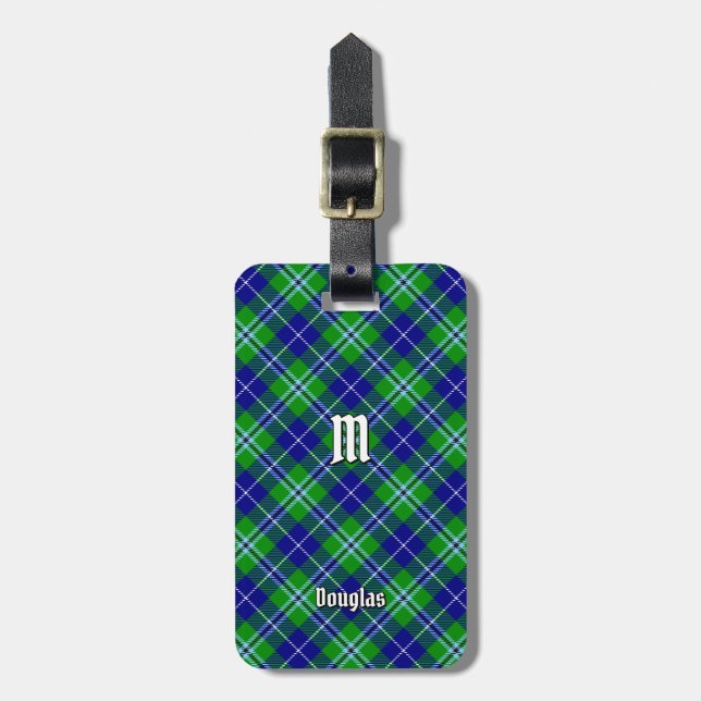 Étiquette À Bagage Clan Douglas Tartan (Devant Vertical)