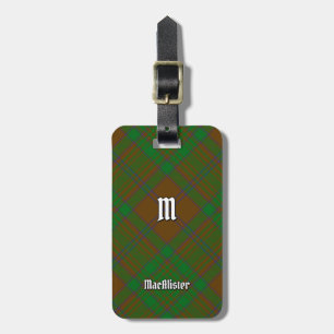 Étiquette À Bagage Clan MacAlister de Glenbarr Hunting Tartan