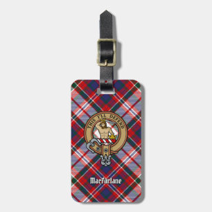 Étiquette À Bagage Clan MacFarlane Crest sur le tatan de robe