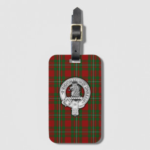 Étiquette À Bagage Clan MacGregor Crest & Tartan