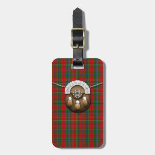 Étiquette À Bagage Clan MacLean de tartan et d'escarcelle de Duart