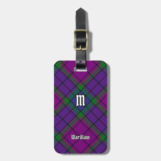 Étiquette À Bagage Clan Wardlaw Tartan (Devant Vertical)
