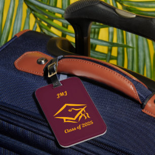 Étiquette À Bagage Classe de 20 ? ? Nom de l'année personnalisée BURG