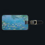 Étiquette À Bagage Claude Monet<br><div class="desc">Nymphéas - Claude Monet, Huile sur toile, 1906</div>