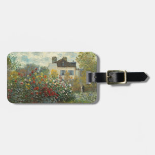 Étiquette À Bagage Claude Monet le jardin de l'artiste à Argenteuil