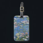 Étiquette À Bagage Claude Monet // Nappes d'eau<br><div class="desc">Water Lilies est une série d'environ 250 peintures à l'huile réalisées par l'impressionniste Claude Monet (1840-1926). Les peintures représentent le jardin fleuri de Monet à Giverny et ont été l'objet principal de la production artistique de Monet pendant les dernières trente années de sa vie. Cette reproduction est haute résolution et...</div>