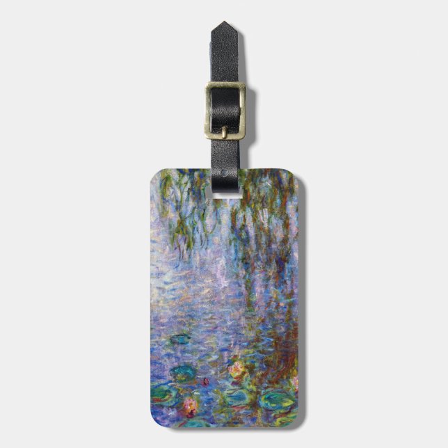 Étiquette À Bagage Claude Monet - Nymphéas (Devant Vertical)