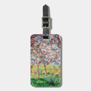 Étiquette À Bagage Claude Monet Printemps un Giverny