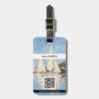 Claude Monet - Regattas à Argenteuil - QR Code