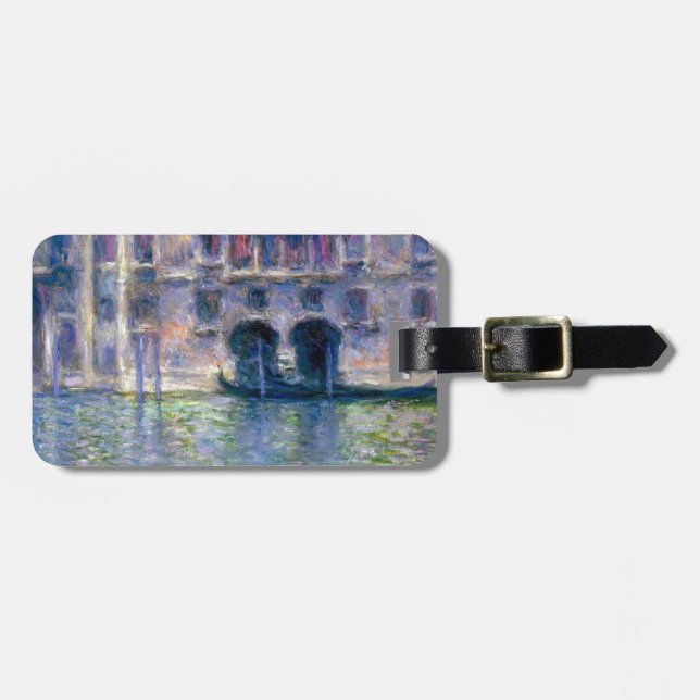 Étiquette À Bagage Claude Monet Venise (Devant horizontal)