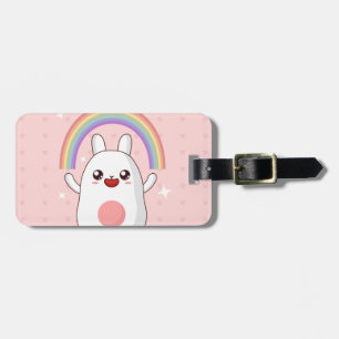 Étiquette À Bagage Clipart arc-en-ciel de Kawaii
