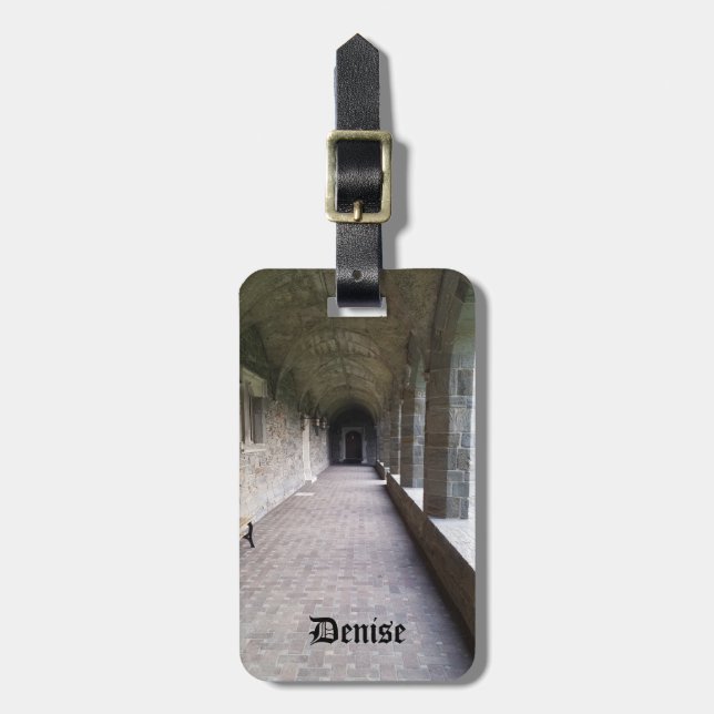 Étiquette À Bagage Cloîtres de Bryn Mawr (Devant Vertical)