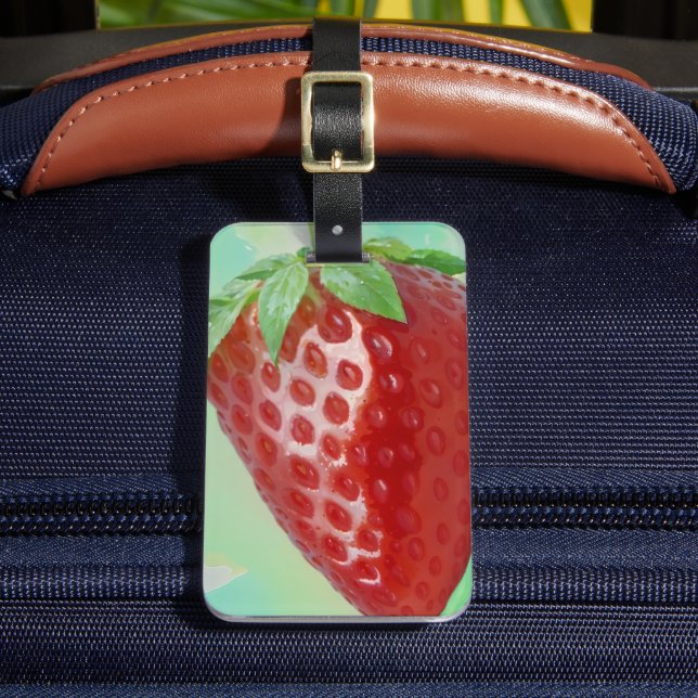 Étiquette À Bagage Clos de fraises (Insitu Rectoal 2)