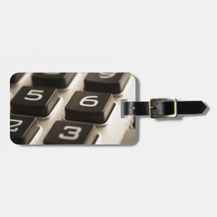 Étiquette À Bagage "Clôture de la calculatrice"