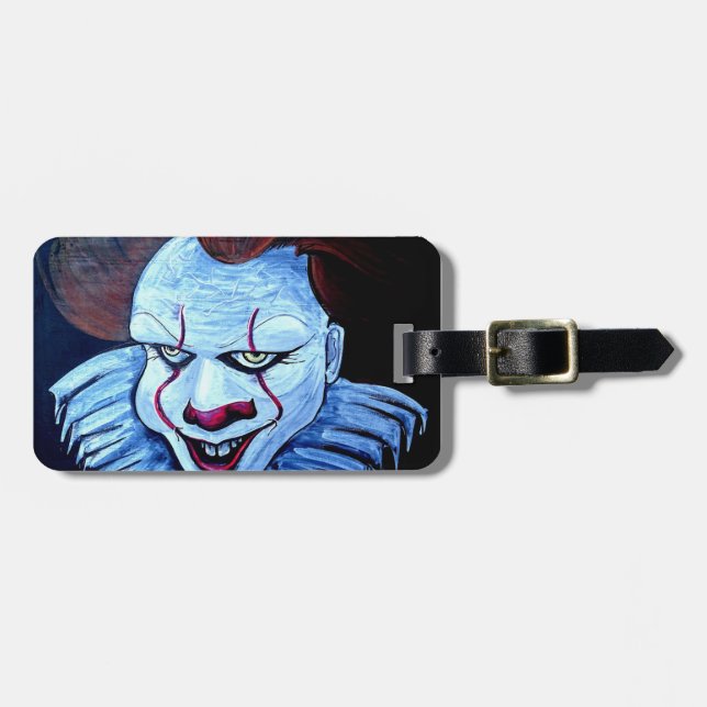 Étiquette À Bagage Clown : Mal (Devant horizontal)
