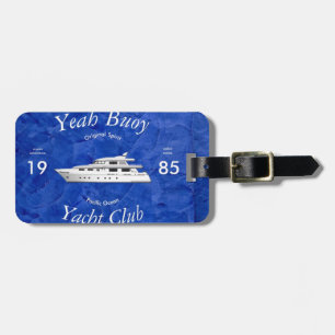 Étiquette À Bagage Club de Yacht Ouais Bouée