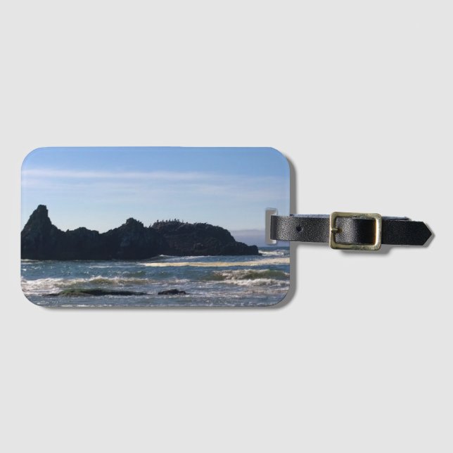 Étiquette À Bagage Coast at Seal Rock, Oregon (Devant Horizontal)