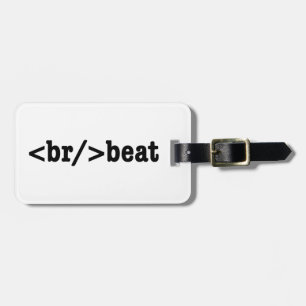 Étiquette À Bagage code HTML breakbeat