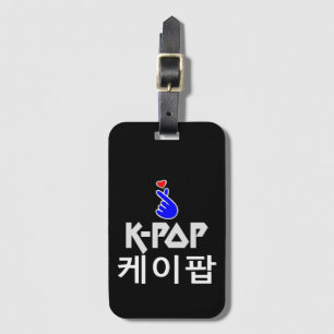 Étiquette À Bagage Coeur de doigt K-Pop : Montrez votre amour