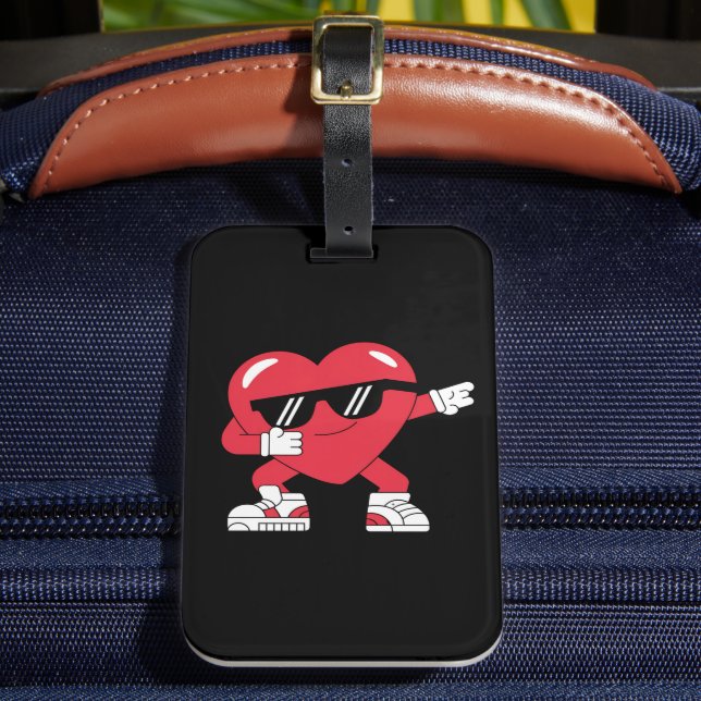 Étiquette À Bagage Cœur qui fait dabber Cadeaux drôles Saint-Valentin (Insitu Rectoal 2)