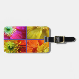 Étiquette À Bagage Collage photo Poppy Love