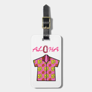 ÉTIQUETTE À BAGAGE COLLECTION D'HAWAÏ ALOHA