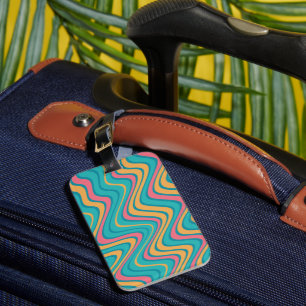 Étiquette À Bagage coloré