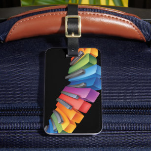 Étiquette À Bagage Colorful