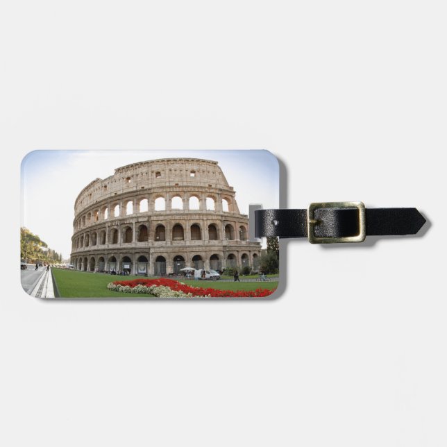 Étiquette À Bagage Colosseum romain (Devant horizontal)