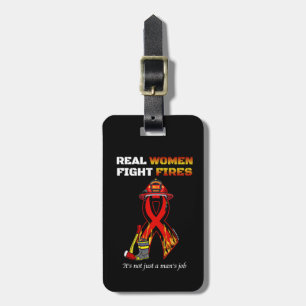 ÉTIQUETTE À BAGAGE COMBAT RÉEL DES FEMMES