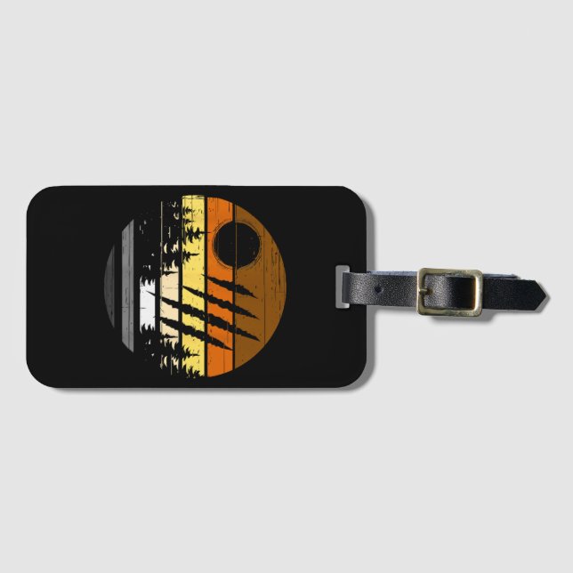 Étiquette À Bagage Communauté de l'ours, Gay Oear Claw Traces (Devant Horizontal)