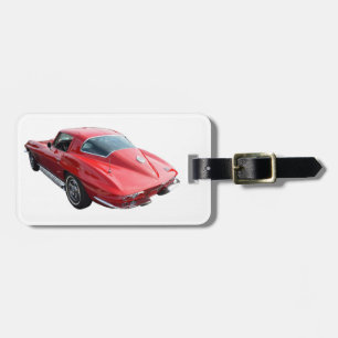 Étiquette À Bagage Conception classique de Chevrolet Corvette