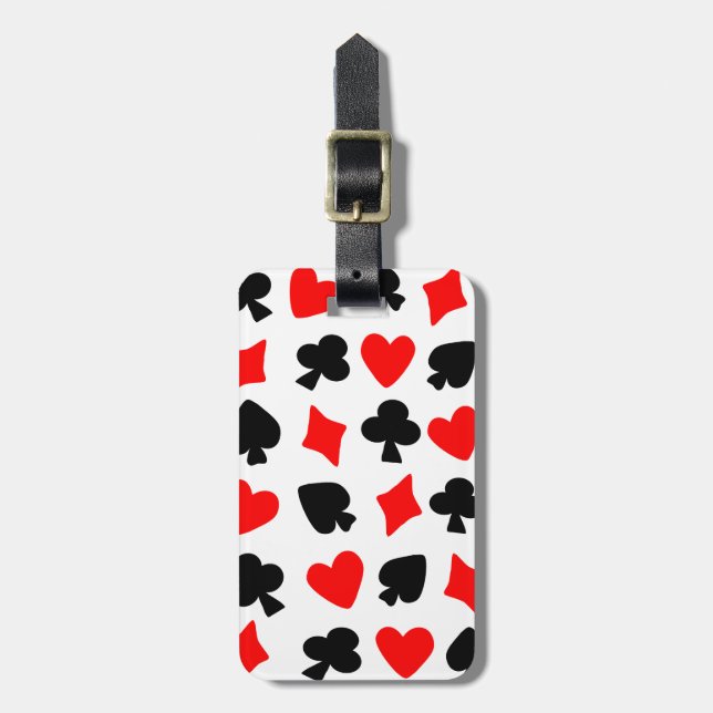 Étiquette À Bagage Conception de cartes (Devant Vertical)