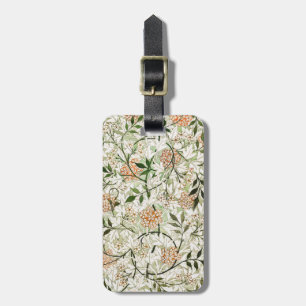 Étiquette À Bagage Conception de jardin de fleurs de jasmin de Willia
