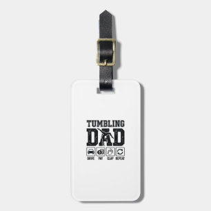 Étiquette À Bagage Conception de T-shirt Tumbling Dad Drive Pay Clap 