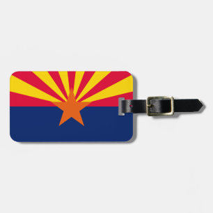 Étiquette À Bagage Conception du drapeau de l'État de l'Arizona
