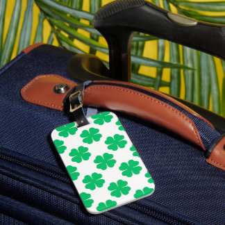ÉTIQUETTE À BAGAGE CONCEPTION EN TRÈFLE À QUATRE FEUILLES