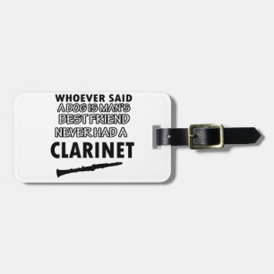 Étiquette À Bagage conceptions de clarinette