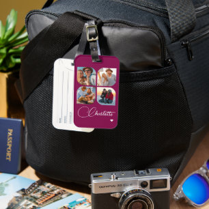 Étiquette À Bagage Concevez Votre Propre Étiquette de Bagage avec 4 P